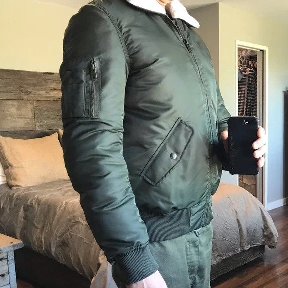 Olive Bomber Jackets